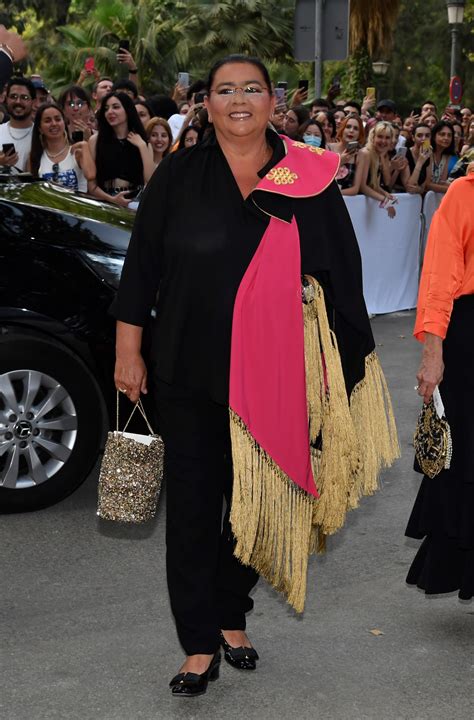 maria del monte desfile dior|La simpatía arrolladora de María del Monte, la invitada más .